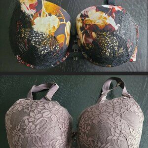 2 Cacique Balconette Bras 38I